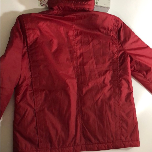 Red Vintage Calvin Klein Rain Jacket - Picture 6 of 7